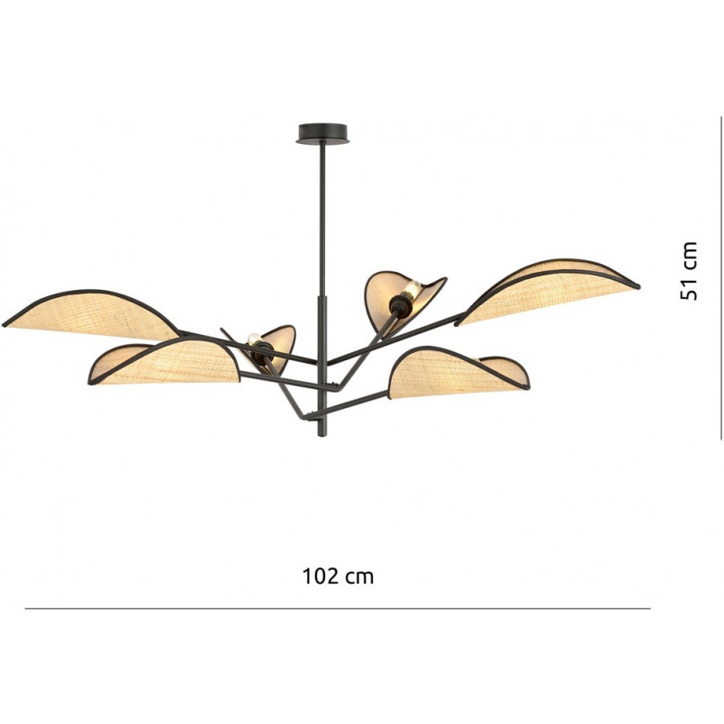 Lampa Sufitowa Boho Vene VI 102cm Emibig - Stylowe Oświetlenie