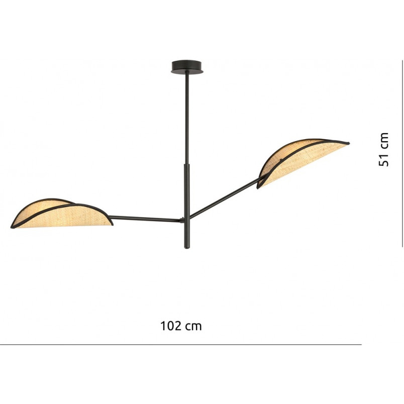 Lampa Sufitowa Boho Vene II | Emibig - 102cm