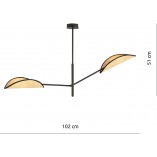 Lampa Sufitowa Boho Vene II | Emibig - 102cm