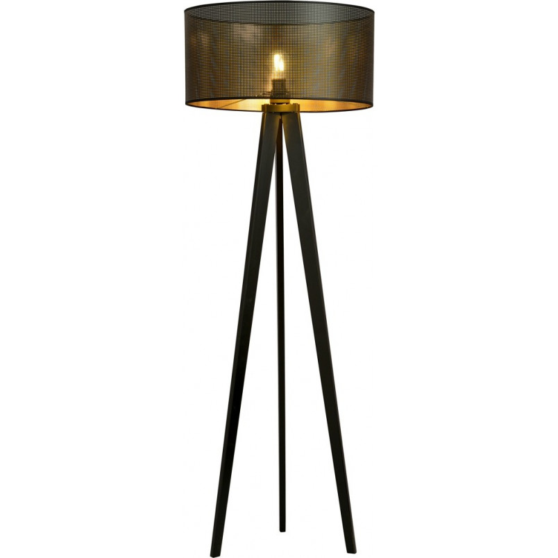Lampa podłogowa Aston czarno-złota | Emibig - Elegancki Design