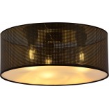 Plafon ażurowy Aston 50cm czarno-złoty Emibig | Sklep z lampami