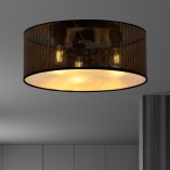 Plafon ażurowy Aston 50cm czarno-złoty Emibig | Sklep z lampami