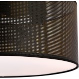 Lampy ażurowe | Plafon ażurowy Aston 50 czarno-złoty Emibig do salonu i sypialni