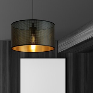 Lampa wisząca Aston czarno-złota | Emibig - Eleganckie oświetlenie