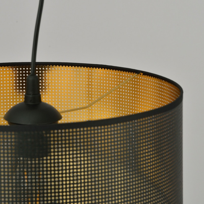 Lampa wisząca Aston czarno-złota | Emibig - Eleganckie oświetlenie