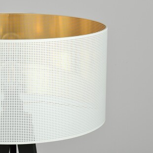 Lampa podłogowa Aston biało-złota Emibig | Sklep z lampami