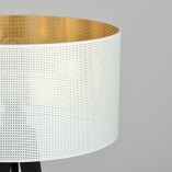Lampa podłogowa Aston biało-złota Emibig | Sklep z lampami