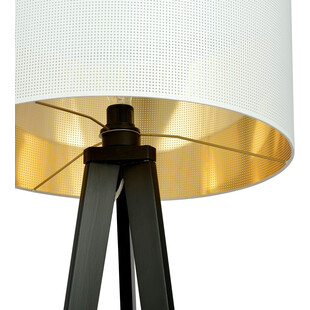 Lampa podłogowa Aston biało-złota Emibig | Sklep z lampami