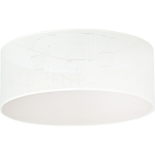 Plafon ażurowy Aston 50cm biało-złoty Emibig