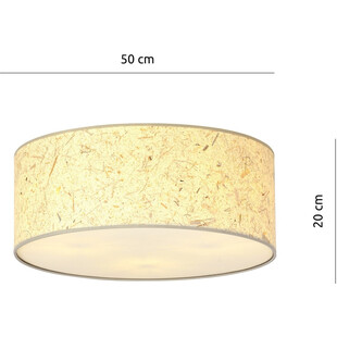 Plafon skandynawski Aston 50cm korek | Emibig - Oświetlenie