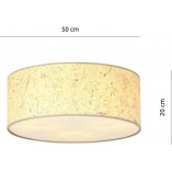 Plafon skandynawski Aston 50cm korek | Emibig - Oświetlenie