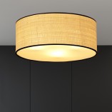 Plafon rattanowy Aston 50cm Emibig | Oświetlenie Boho