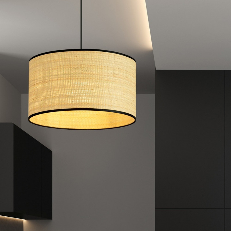 Lampa wisząca boho Aston | Rattan Emibig - Stylowe oświetlenie