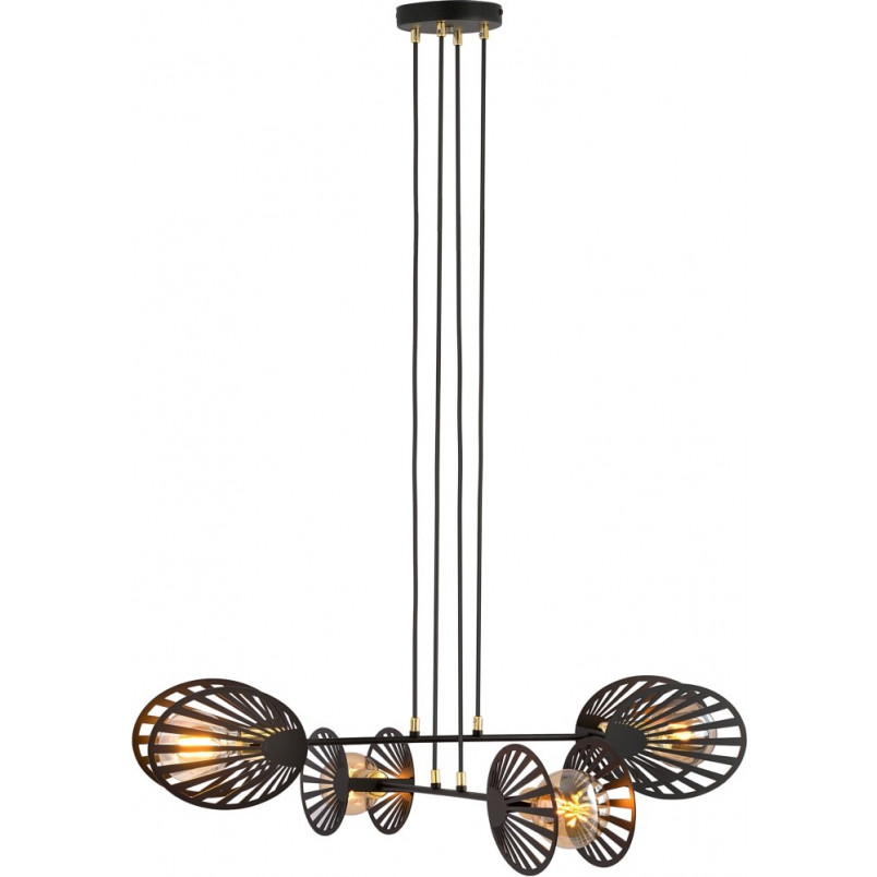 Lampa wisząca Playa IV czarna Emibig | Design i jakość