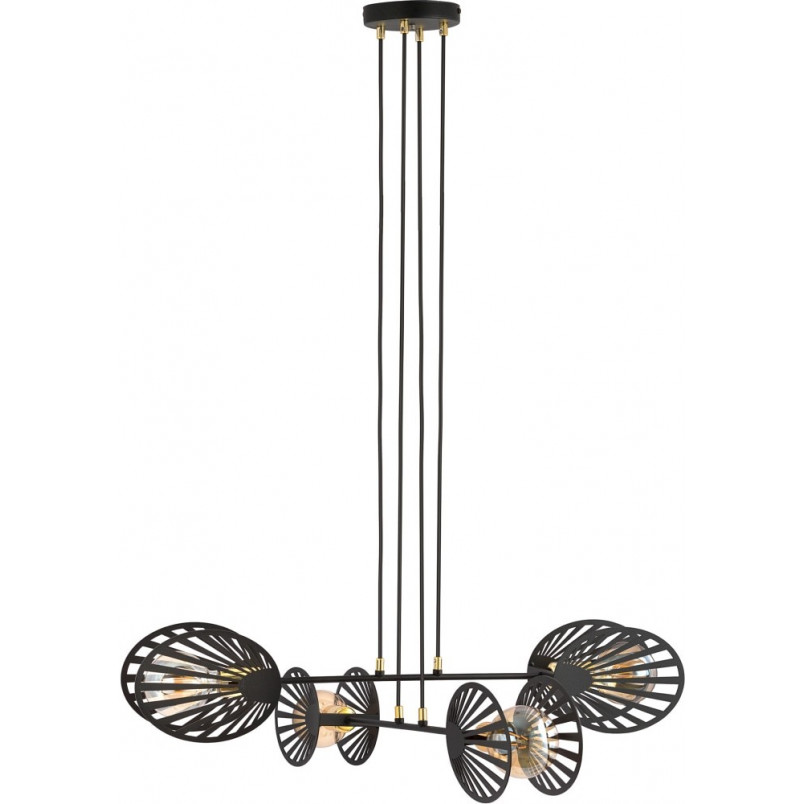 Lampa wisząca Playa IV czarna Emibig | Design i jakość