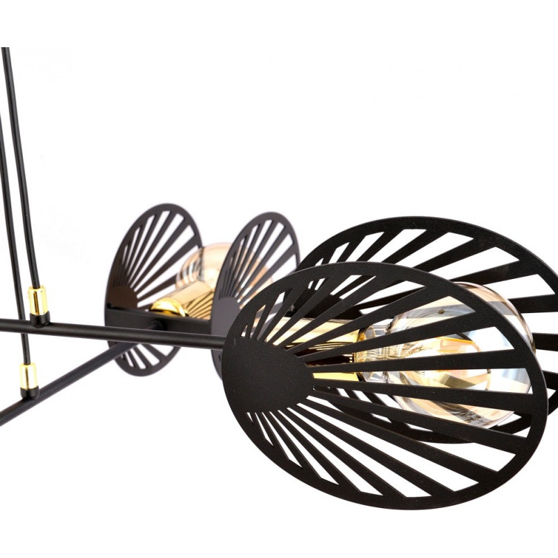 Lampa wisząca Playa IV czarna Emibig | Design i jakość