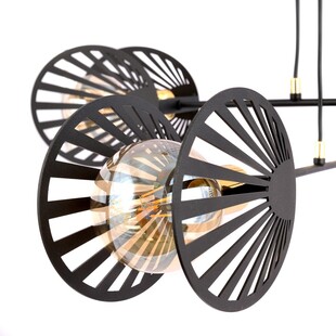 Lampa wisząca Playa IV czarna Emibig | Design i jakość