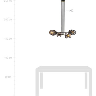 Lampa wisząca Playa IV czarna Emibig | Design i jakość