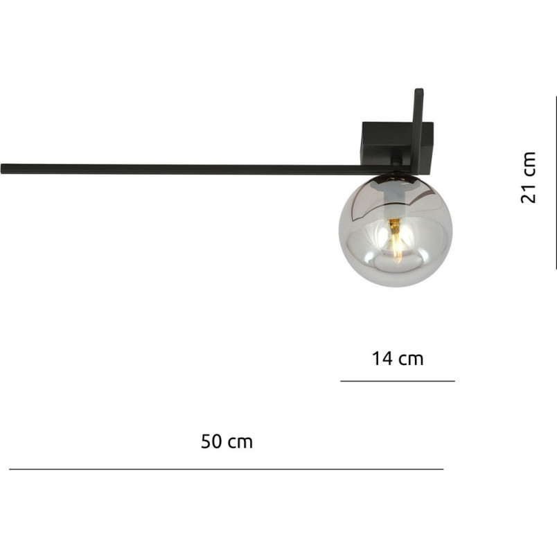 Plafon szklany Imago F - nowoczesny design | Emibig