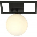 Plafon szklany kula Imago E15cm czarny - Emibig | Sklep z lampami