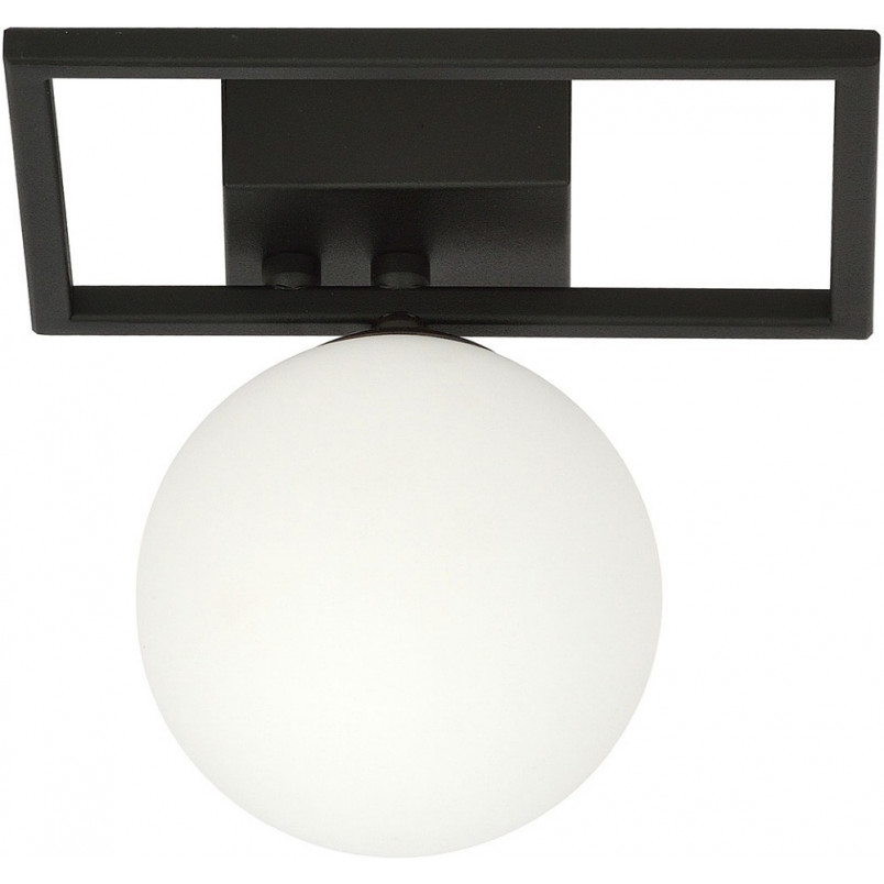Plafon szklany kula Imago E15cm czarny - Emibig | Sklep z lampami