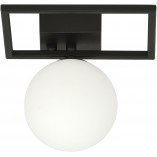 Plafon szklany kula Imago E15cm czarny - Emibig | Sklep z lampami