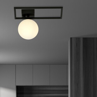 Plafon szklany kula Imago D 15cm czarny - Emibig | Sklep z lampami