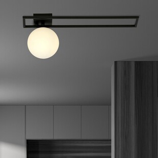 Plafon szklana kula Imago C 15cm czarny - Emibig | Sklep z Lampami