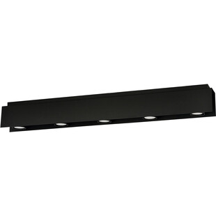 Plafon sufitowy 5 punktowy Kenno 96cm czarny Emibig