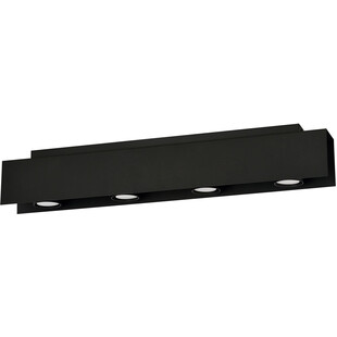 Plafon sufitowy 4 punktowy Kenno 72cm czarny Emibig