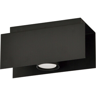 Plafon sufitowy Kenno 24cm czarny Emibig