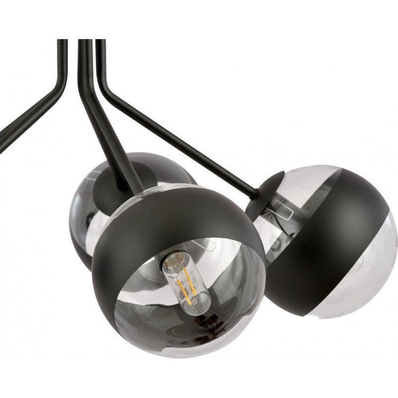 Lampa wisząca Nova V | Szklane kule | Emibig