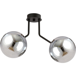 Lampa sufitowa szklane kule Nova II 37cm grafitowo-czarna Emibig