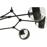 Lampa Sufitowa Space VI | Szkło, Czarny | Emibig