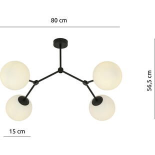 Lampa Sufitowa Space IV - Szklane Kule | Emibig