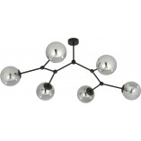 Lampa Sufitowa Space VI - Szklane Kule, Grafit/Czarny | Emibig