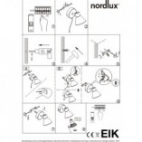Kinkiet Nordlux Eik biały | Skandynawski design