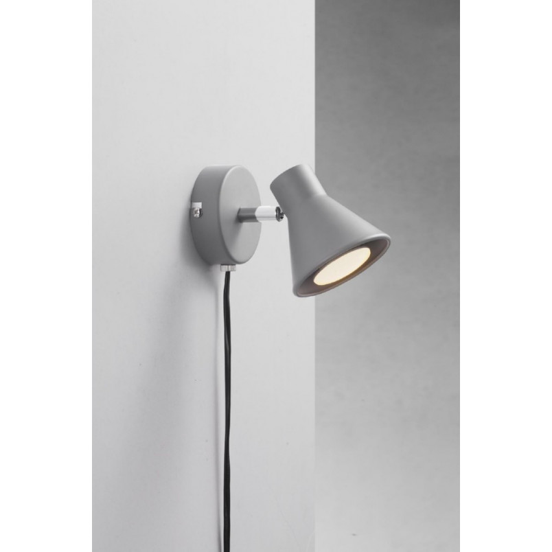 Kinkiet Nordlux Eik szary - Skandynawski design | Kup online