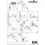Kinkiet Nordlux Eik szary - Skandynawski design | Kup online