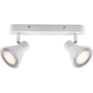 Lampa sufitowa skandynawska podwójna Eik Double Biała marki Nordlux