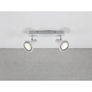 Lampa sufitowa skandynawska podwójna Eik Double Biała marki Nordlux