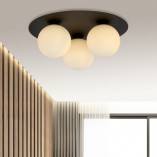 Plafon szklany SOLAR 3 biało-czarny Emibig | Kup online