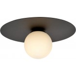 Plafon szklany Solar 15cm biało-czarny Emibig - Sklep Emibig