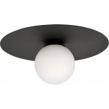 Plafon szklany Solar 15cm biało-czarny Emibig - Sklep Emibig