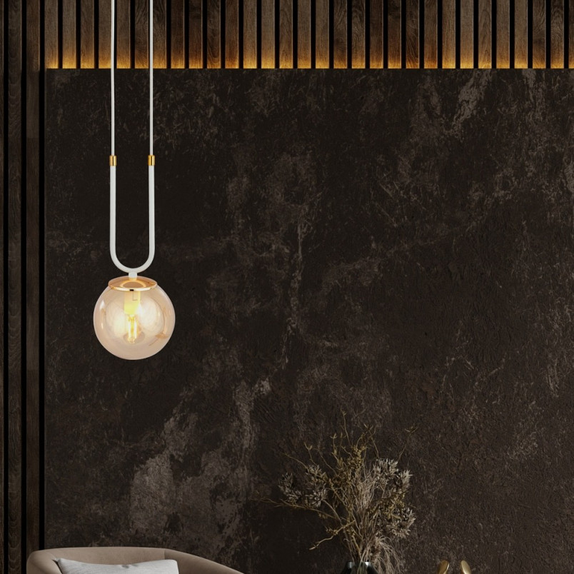Lampa Wisząca Glam - Szklana Kula | Emibig