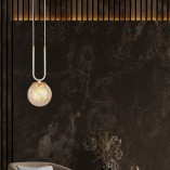 Lampa Wisząca Glam - Szklana Kula | Emibig