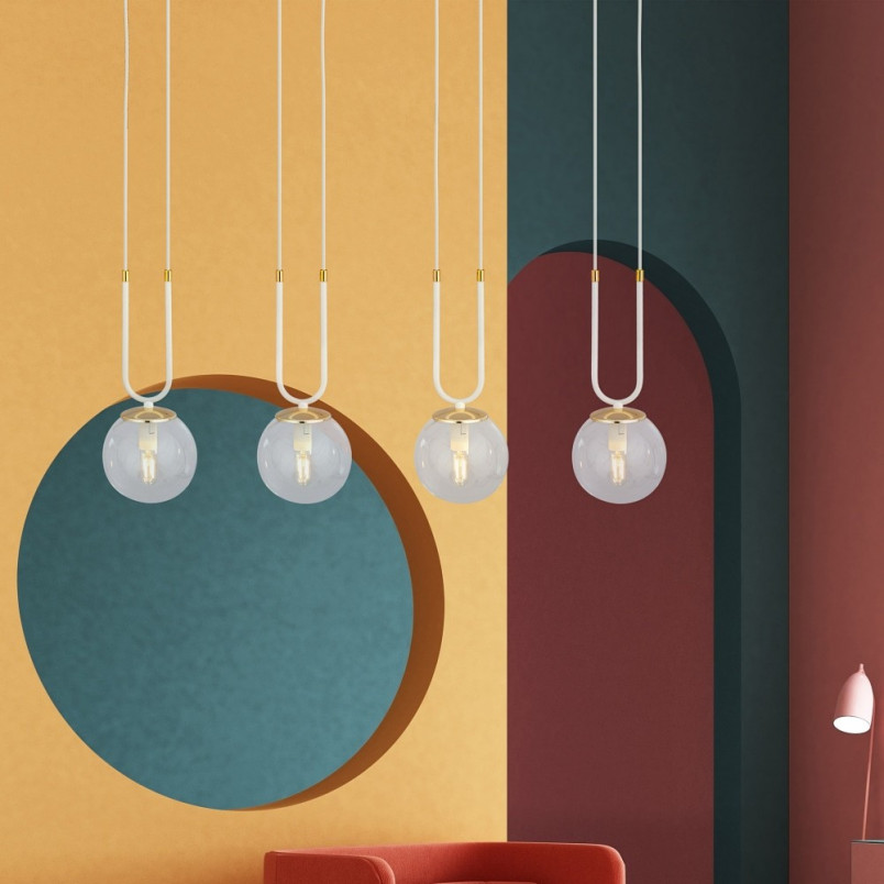 Lampa Wisząca Glam IV - Szklane Kule | Emibig
