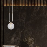 Lampa wisząca Glam szklana kula | Emibig - Nowoczesny design