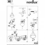 Lampa wisząca loft Nordlux Pop zielona | Skandynawski design