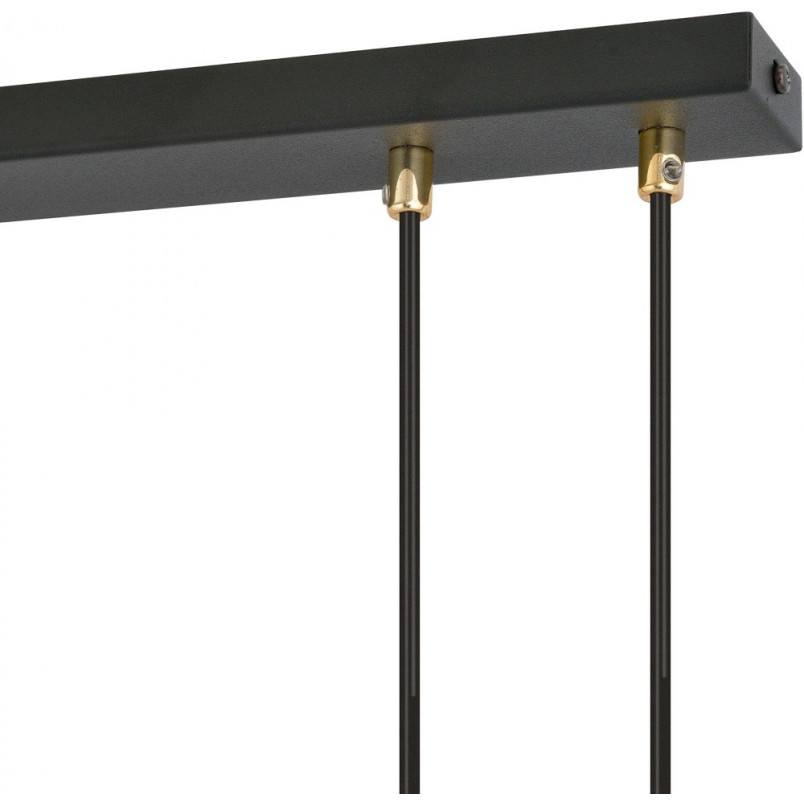 Lampa wisząca Glam IV - czarne kule szklane | Emibig